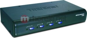 Przełącznik TRENDnet 4 PORT USB/PS2 KVM SWITCH 4 PORT USB/PS2 KVM SWITCH (TK-423K) - Z010155 1