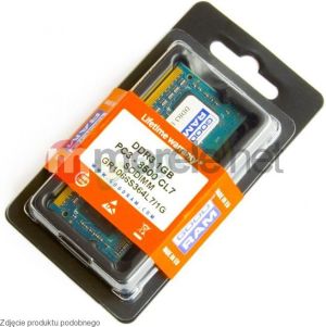 Pamięć do laptopa GoodRam DDR3 SODIMM 4GB 1066MHz CL7 (GR1066S364L7/4G) 1