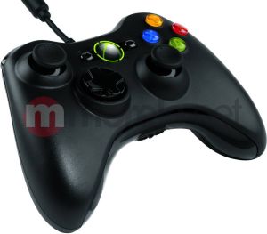 Pad Microsoft Xbox 360 Wired Controller Black (S9F-00002) - na kabel 2