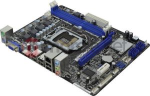 Płyta główna ASRock H61M-HVS /BULK Intel H61 LGA 1155 (PCX/VGA/DZW/LAN/SATA/DDR3) mATX 2