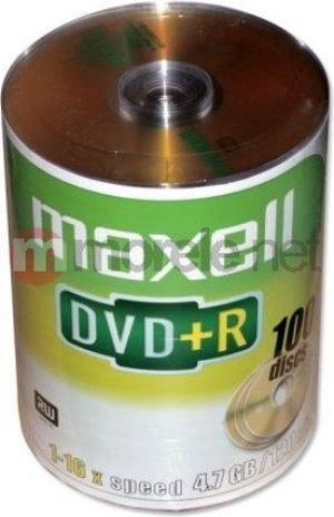 Maxell DVD+R 4.7 GB 16x 100 sztuk (275737.30.TW) 1