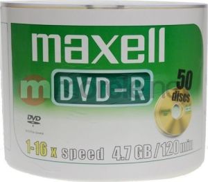 Maxell DVD-R 4.7 GB 16x 50 sztuk (275732.40.TW) 1