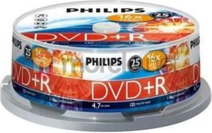 Philips DVD+R 4.7 GB 16x 25 sztuk (DR4SB25F) 1