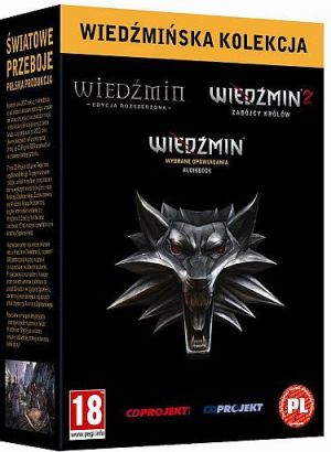Wiedźmińska Kolekcja: Wiedźmin + Wiedźmin 2 + audiobook PC 1