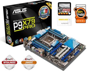 Płyta główna Asus P9X79 PRO Intel X79 LGA 2011 (3xPCX/DZW/GLAN/SATA3/USB3/RAID/DDR3/SLI/CROSSFIRE) (P9X79 PRO) 1