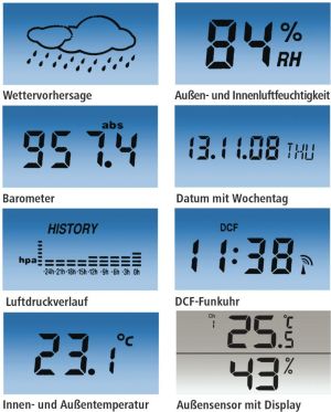 Stacja pogodowa Hama EWS-800 7