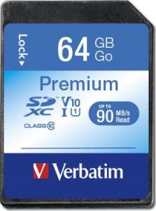 Karta Verbatim Premium SDXC 64 GB Class 10 UHS-I/U1  (44024) 1
