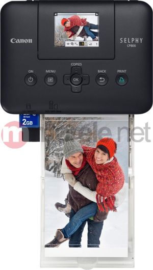 Drukarka fotograficzna Canon SELPHY CP800 termosublimacyjna black 2