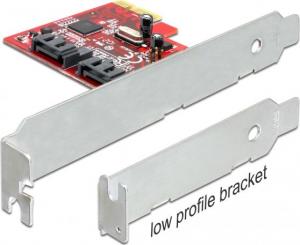 Kontroler Delock PCIe 2.0 x1 - 2x SATA III (89270) 2