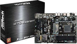 Płyta główna ASRock 970 Extreme3 AMD Socket AM3+ (2xPCX/DZW/GLAN/SATA3/RAID/DDR3/CROSSFIRE) (970 Extreme3) 1