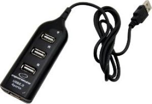 HUB USB Esperanza 4x USB-A 2.0 (EA-116) 1