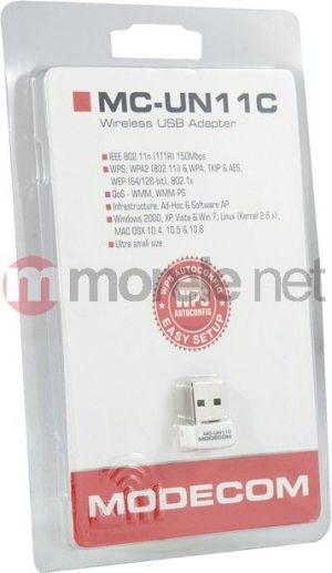 Karta sieciowa Modecom WIFI-CARD-USB-MC-UN11C 2