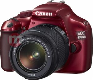Lustrzanka Canon EOS 1100D + 18-55mm (5162B015AA) Czerwony 1