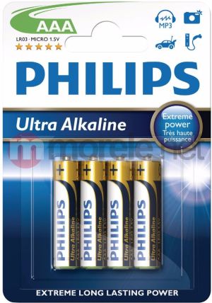 Philips Bateria Ultra AAA / R03 4 szt. 1
