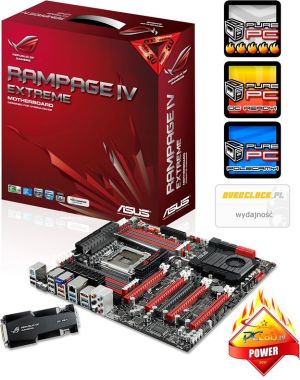 Płyta główna Asus ROG Rampage IV Extreme Intel X79 (5xPCX/DZW/GLAN/SATA3/USB3/RAID/DDR3/SLI/CROSSFIRE) 1