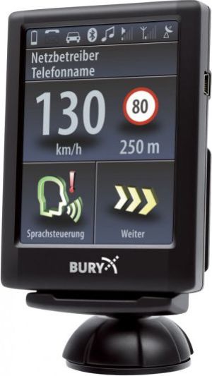 Zestaw głośnomówiący Bury CC 9060 Plus zestaw głośnomówiący BT (ISO) z ekranem dotykowym 2