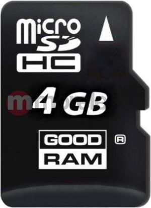 Karta GoodRam MicroSDHC 4 GB Class 4  (SDU4GHCAGRR10) 1