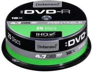 Intenso DVD-R 4.7 GB 16x 25 sztuk (4801154) 1