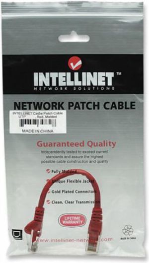 Intellinet Network Solutions PATCH CORD CAT5E UTP 0,5M CZERWONY 100% MIEDŹ (318198) 2