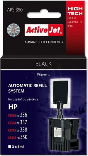 Tusz Activejet system napełniania ARS-350 / nr 336/337/338/350 (3 x black / 6ml) 1