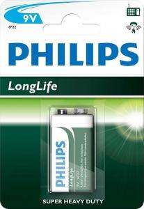 Philips Bateria LongLife 9V Block 1 szt. 1