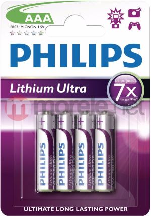 Philips Bateria Ultra AAA / R03 4 szt. 1