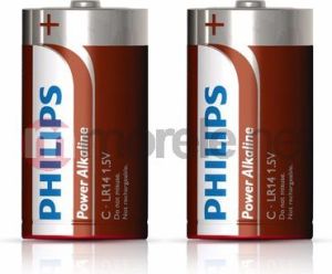 Philips Bateria PowerLife C / R14 2 szt. 2