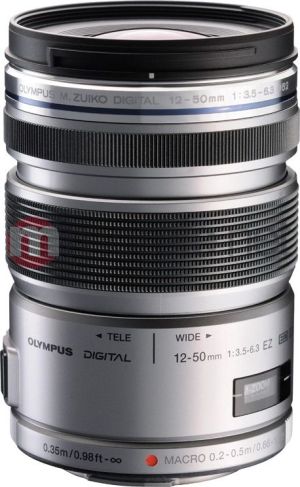 Obiektyw Olympus M.Zuiko Digital 12-50 mm f/3.5-6.3 ED EZ (V314040SE000) srebrny 1