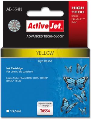 Tusz Activejet tusz AE-554N (T0554) Yellow 1