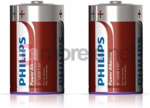 Philips Bateria PowerLife D / R20 2 szt. 2