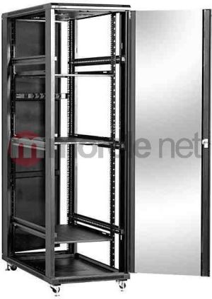 Szafa Linkbasic szafa stojąca rack 42U 1000x800mm czarna (do samodzielnego montażu) (NCB42-810-BAA-C) 2