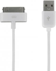 Kabel USB 4World USB-A - 1 m Biały (07933OEM) 1
