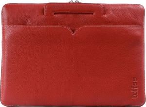 Torba Toffee SKÓRZANA TECZKA DO MACBOOKA AIR/PRO 13\", CZERWONA ( TOFTC13MBKR ) 1
