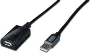 Kabel USB Digitus USB-A - 15 m Czarny (DA73101) 1