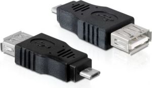 Adapter USB Delock USB - Micro USB Czarny (65325) 1