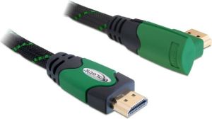 Kabel Delock HDMI - HDMI 3m czarny zielony (82953) 1