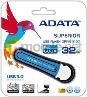 Pendrive ADATA S107 32GB USB 3.0 Niebieski (AS107-32G-RBL) 2