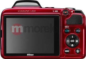 Aparat cyfrowy Nikon CoolPix L 810 (VMA971E1) czerwony 3