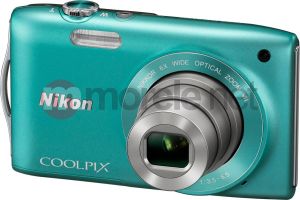 Aparat cyfrowy Nikon CoolPix S 3300 (VMA956E1) zielony 1