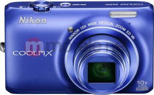 Aparat cyfrowy Nikon CoolPix S6300 3D (VMA933E1) niebieski 3