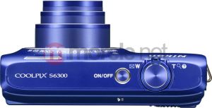 Aparat cyfrowy Nikon CoolPix S6300 3D (VMA933E1) niebieski 4