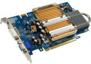Karta graficzna Gigabyte GeForce 7600 GS 256MB 7600GS 256MB 128BIT DDR2 TV DVI Silent Pipe GV-NX76G256D-RH 1
