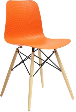 King Home Krzesło Krado DSW Premium pomarańczowe 1