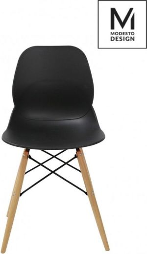 Modesto Design krzesło LEAF WOOD czarne 1
