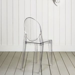 King Home Krzesło VICTORIA transparentne 2