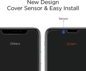 Spigen szkło hartowane slim dla Iphone X 5