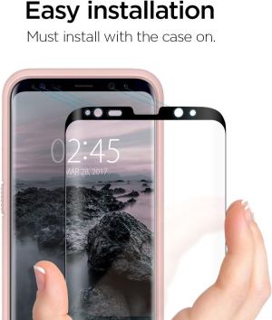 Spigen szkło hartowane friendly dla Galaxy S8+ 5