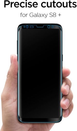 Spigen szkło hartowane friendly dla Galaxy S8+ 7