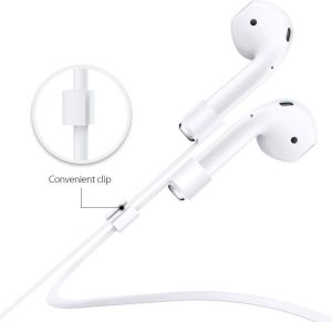 Spigen Przewód do Airpods biały 3