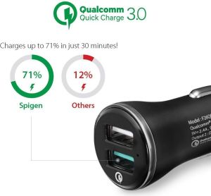 Ładowarka Spigen F27QC 2x USB-A 2.4 A  (000CG20643) 4